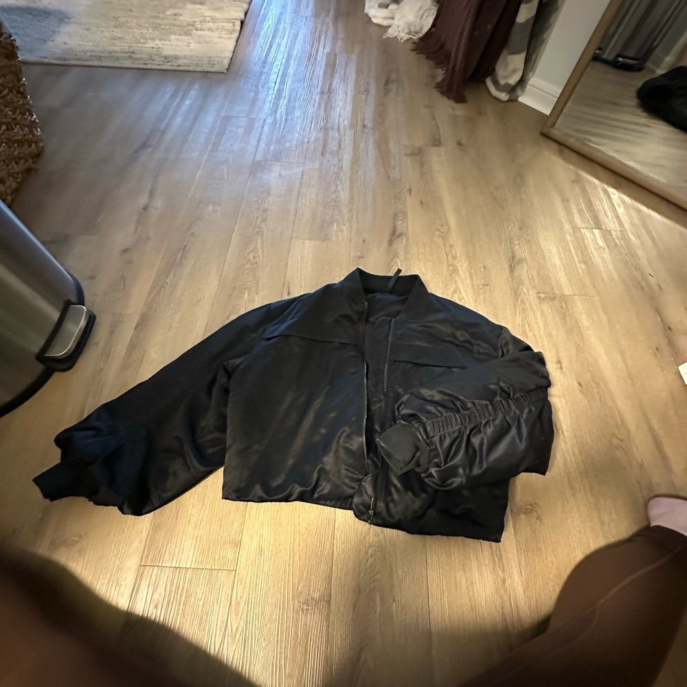 Lululemon Black Bomber Jacket NWOT